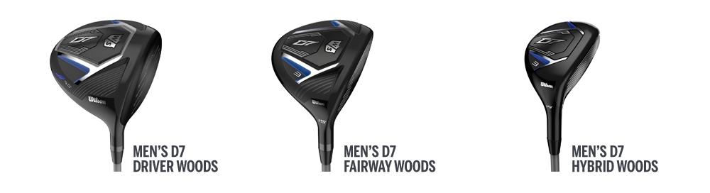 three D7 golf club heads three D7 golf club heads